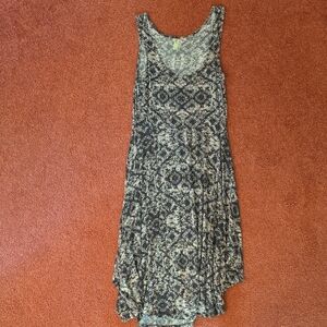 Threads 4 Thought Black, Tan And Cream High Low Dress